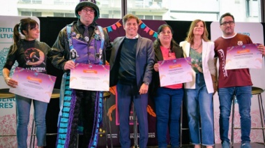 Se entregaron premios a proyectos artísticos de murgas, comparsas y agrupaciones de carnaval