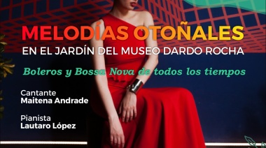Espectáculo de boleros y bossa nova en el jardín del Museo Dardo Rocha
