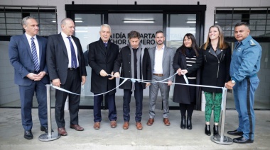 Kicillof y Alak inauguraron la nueva Alcaidía Departamental en Melchor Romero