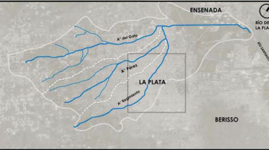 Publicaron mapas de peligrosidad de cuencas en La Plata y provincia de Buenos Aires
