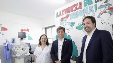 Kicillof presentó el portal Mi Salud Digital e inauguró un centro de simulación en el Hospital de Niños