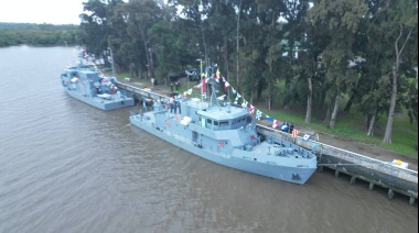 El Astillero Río Santiago entregó dos embarcaciones y una compuerta a la armada