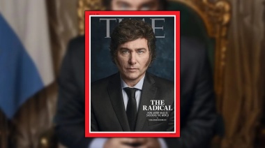 Javier Milei fue elegido para la portada de la revista "Time"