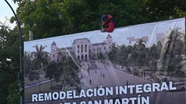 Eliminarán paradas de colectivos en Plaza San Martín por obras de renovación