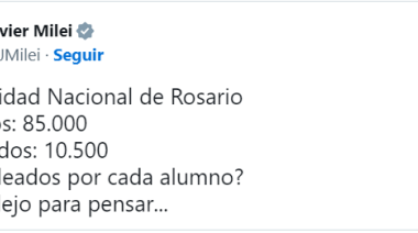 Otro papelón en redes del presidente Milei
