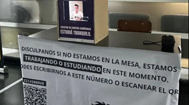 Libertarios en la UNLP: campaña sin presencia física