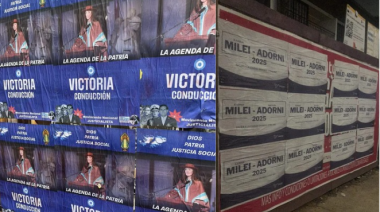 Karina Milei y Villarruel, en el centro de la polémica por afiches