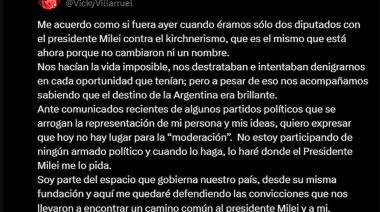 Villarruel reafirmó su lealtad a Milei y descartó un armado político propio