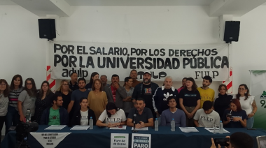 Gremios universitarios convocan a un paro de 48 horas en La Plata
