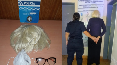 Se disfrazó para estafar al Banco Provincia y terminó detenida