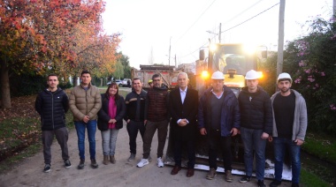 Con obras en calle 460, inicia el Plan de Obras de la Municipalidad en City Bell