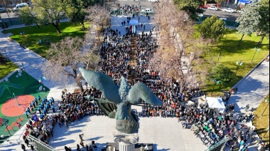 Alak y Kicillof inauguraron la renovada Plaza Italia tras meses de obras