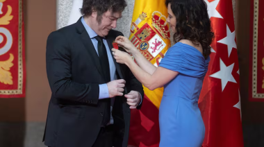 Milei recibió un premio en España y atacó a políticos, periodistas y economistas