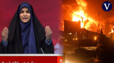 Israel bombardeó la TV estatal iraní en vivo