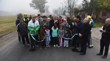 Alak inauguró obras de infraestructura vial y urbana en Arturo Segui