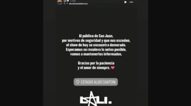 Amenaza de bomba retrasó el show de Lali en San Juan