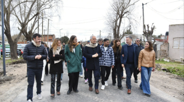 La Plata inauguró pavimentación y obras hidráulicas en calles clave de Melchor Romero