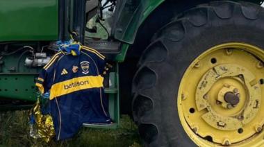 Encontraron en un pueblo uruguayo la camiseta de Boca lanzada al cielo en homenaje a Russo