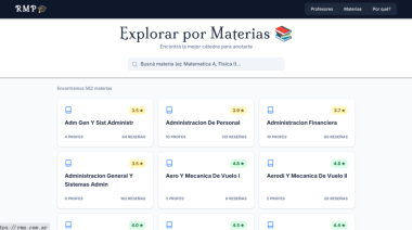 Creó una plataforma para calificar docentes y ayudar a elegir cátedras en la UNLP