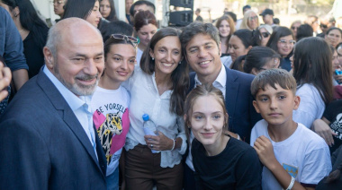 Kicillof y Secco inauguraron la Escuela Secundaria N°8 en Ensenada