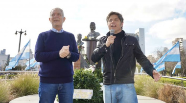 El PJ expone sus fracturas en un día emblemático: Axel Kicillof y Máximo Kirchner se muestran por separado