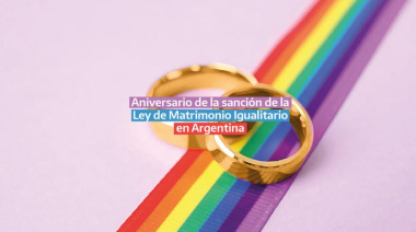 El primer matrimonio igualitario de la Provincia