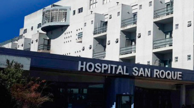 Por fuerte accidente una mujer terminó hospitalizada