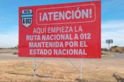 Santa Fe instala carteles para advertir por el "estado catastrófico" de las rutas nacionales