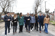 La Plata inauguró pavimentación y obras hidráulicas en calles clave de Melchor Romero