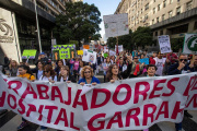 Inició el paro de trabajadores del Garrahan y esta tarde habrá un acto en la Plaza del Congreso