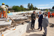 Katopodis recorrió junto a Alak las obras hidráulicas del Arroyo el Gato