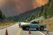 Incendios en Chubut: habilitan la Ruta 40 pero advierten por el humo y la baja visibilidad