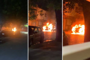 Continúa el ataque de quemacoches en La Plata: incendiaron un auto durante la madrugada