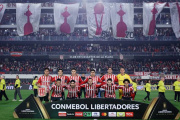 Estudiantes mereció más pero no pudo quebrar a Flamengo e igualaron 0 a 0 en la semifinal de ida