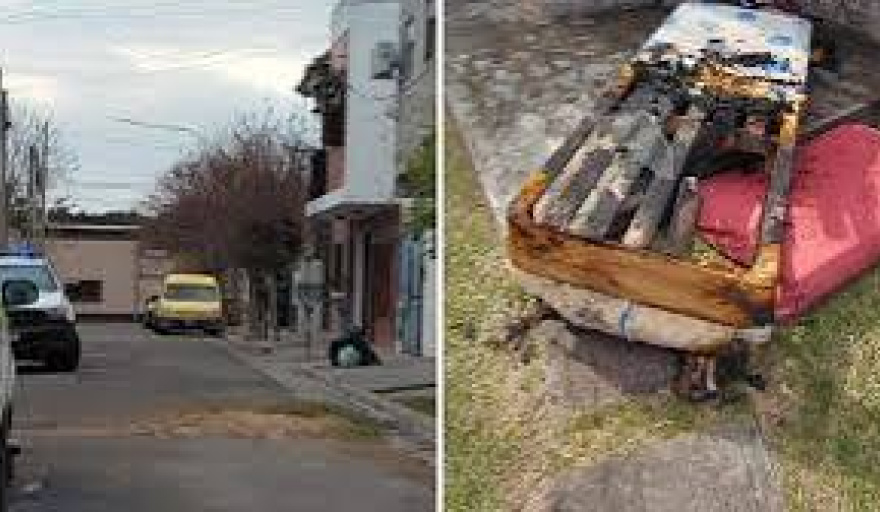 Incendio, tensión y un hombre apuñalado en una vivienda de La Plata